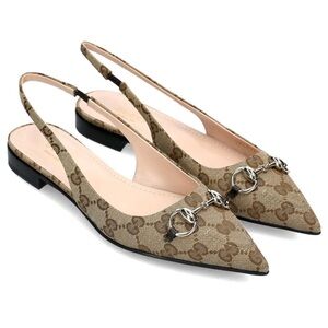 Gucci ballet flat sling back